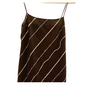 BCBG party dress -black with sequins